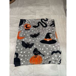 Halloween Themed Holiday Throw Blanket